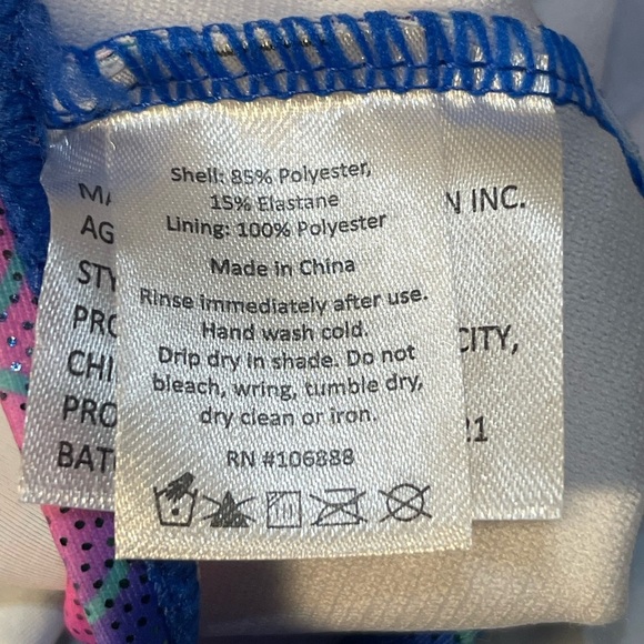 Appaman Toddler Swim Top Neon Pop Size 3T - Picture 2 of 6